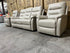 Barrett 3 Piece Leather Recliner Package In Grey