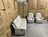 Barrett 3 Piece Leather Recliner Package In Grey