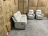 Barrett 3 Piece Leather Recliner Package In Grey