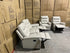 Barrett 3 Piece Leather Recliner Package In Grey