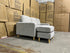 Senna 3 seater Lounge with Reversible Chaise + Pull Out Sofa bed Light Grey