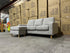 Senna 3 seater Lounge with Reversible Chaise + Pull Out Sofa bed Light Grey