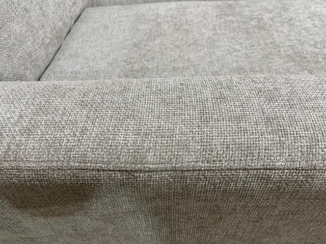 Senna 3 seater Lounge with Reversible Chaise + Pull Out Sofa bed Light Grey