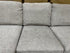 Senna 3 seater Lounge with Reversible Chaise + Pull Out Sofa bed Light Grey