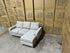 Senna 3 seater Lounge with Reversible Chaise + Pull Out Sofa bed Light Grey