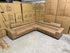 Serena 3 PCE Modular Lounge in Soft Rhino Suede Sand Colour