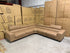 Serena 3 PCE Modular Lounge in Soft Rhino Suede Sand Colour