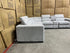 Bendigo 6pce Modular Lounge electric recliners Light Grey