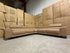 Serena 3 PCE Modular Lounge in Soft Rhino Suede Sand Colour
