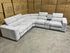 Bendigo 6pce Modular Lounge electric recliners Light Grey