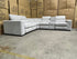 Bendigo 6pce Modular Lounge electric recliners Light Grey