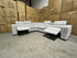 Bendigo 6pce Modular Lounge electric recliners Light Grey