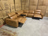Arlo Modular Lounge With 2 Dual Motion Electric Recliners in Tan