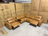 Arlo Modular Lounge With 2 Dual Motion Electric Recliners in Tan