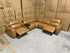 Arlo Modular Lounge With 2 Dual Motion Electric Recliners in Tan