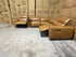 Arlo Modular Lounge With 2 Dual Motion Electric Recliners in Tan