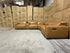Arlo Modular Lounge With 2 Dual Motion Electric Recliners in Tan