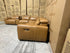 Arlo Modular Lounge With 2 Dual Motion Electric Recliners in Tan