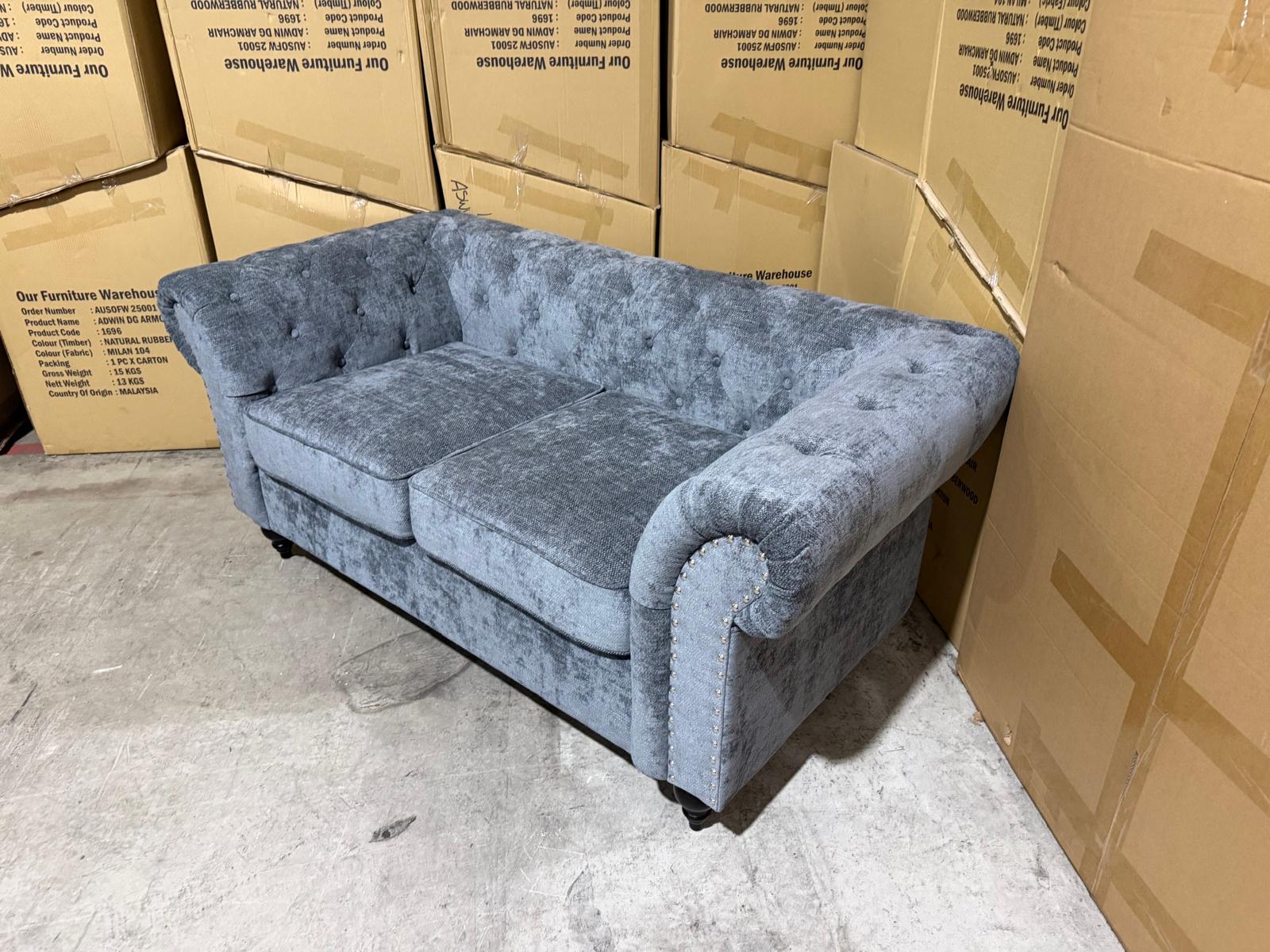 Jester 3+2 Seater Lounge Package in Licorice