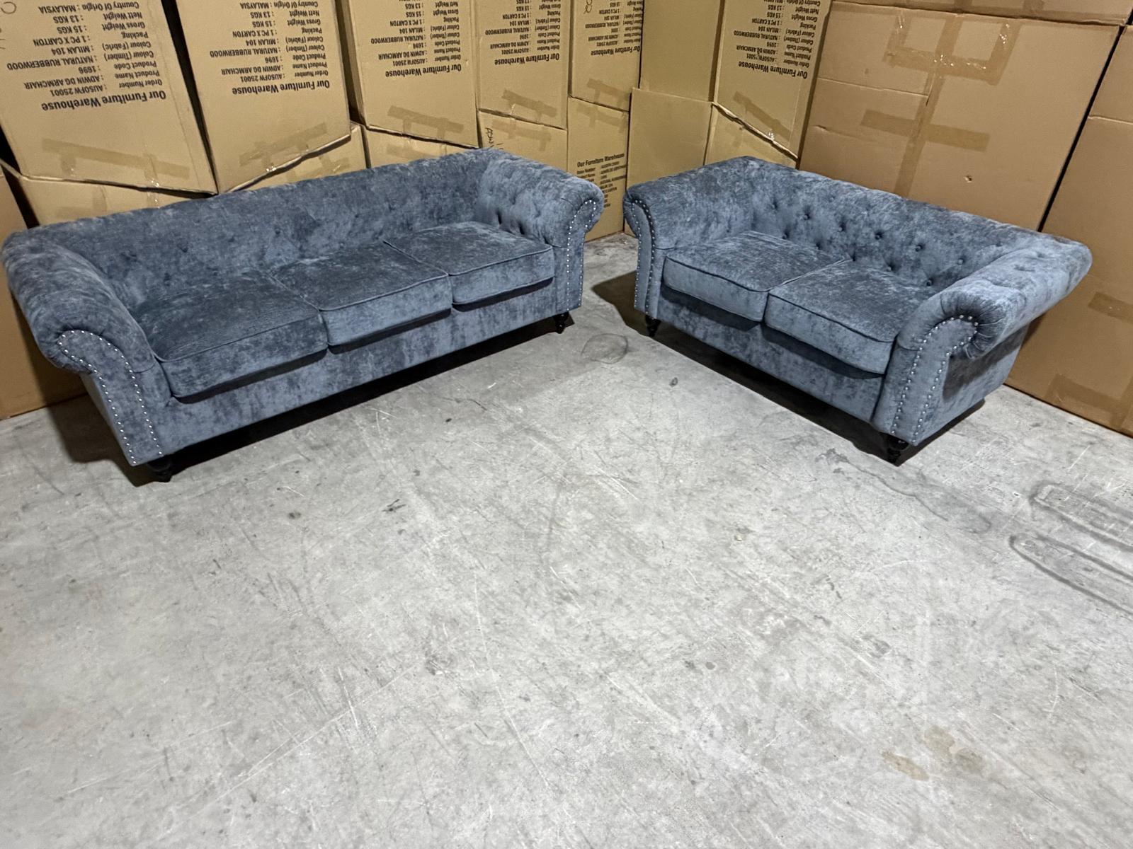 Jester 3+2 Seater Lounge Package in Licorice