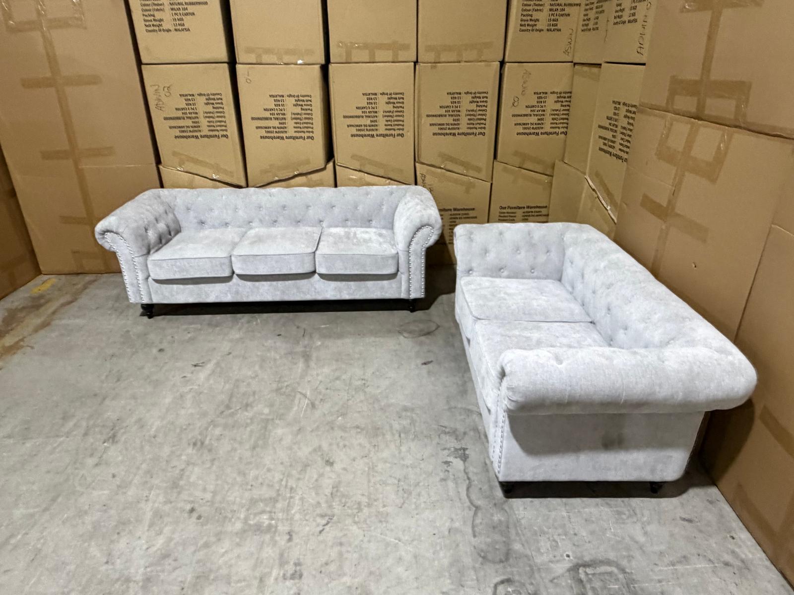 Jester 3+2 Seater Lounges Package In Fifty Shades