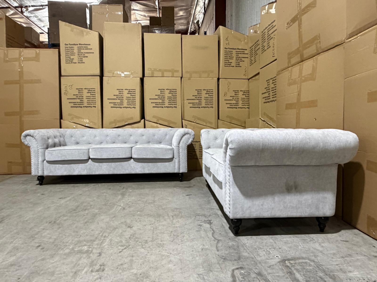 Jester 3+2 Seater Lounges Package In Fifty Shades