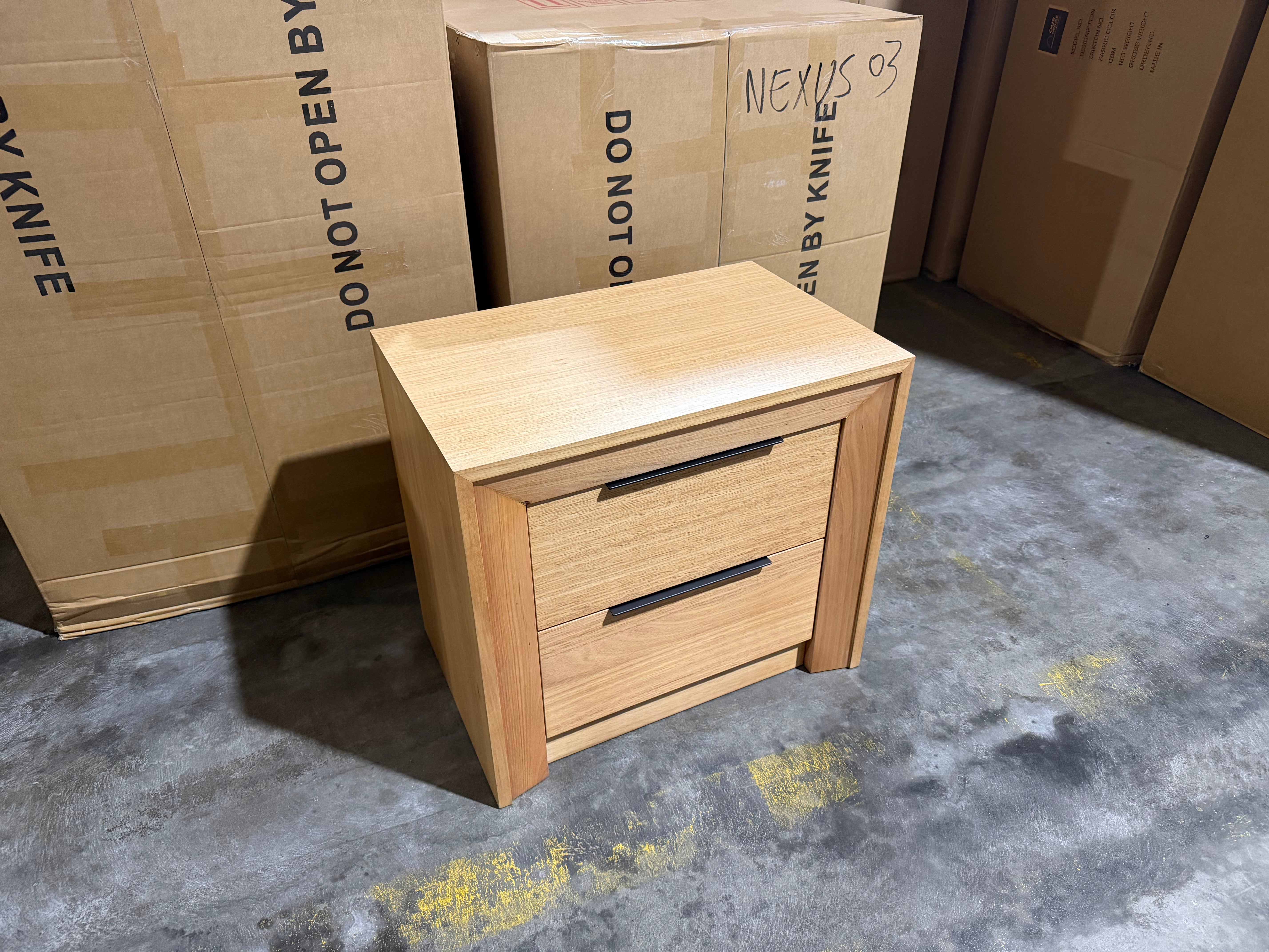 Ottawa Bedside Chest in Tassie Oak
