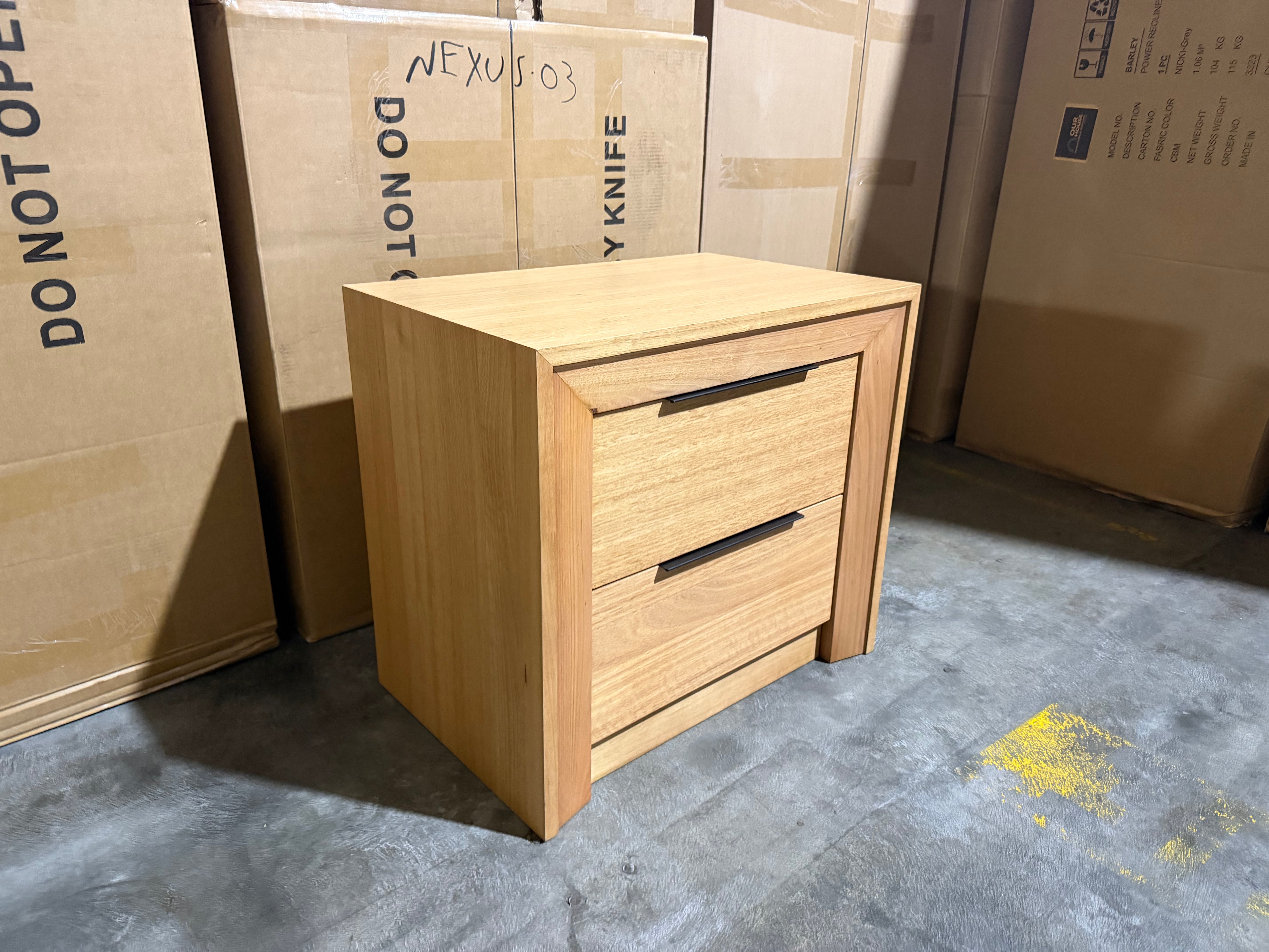 Ottawa Bedside Chest in Tassie Oak