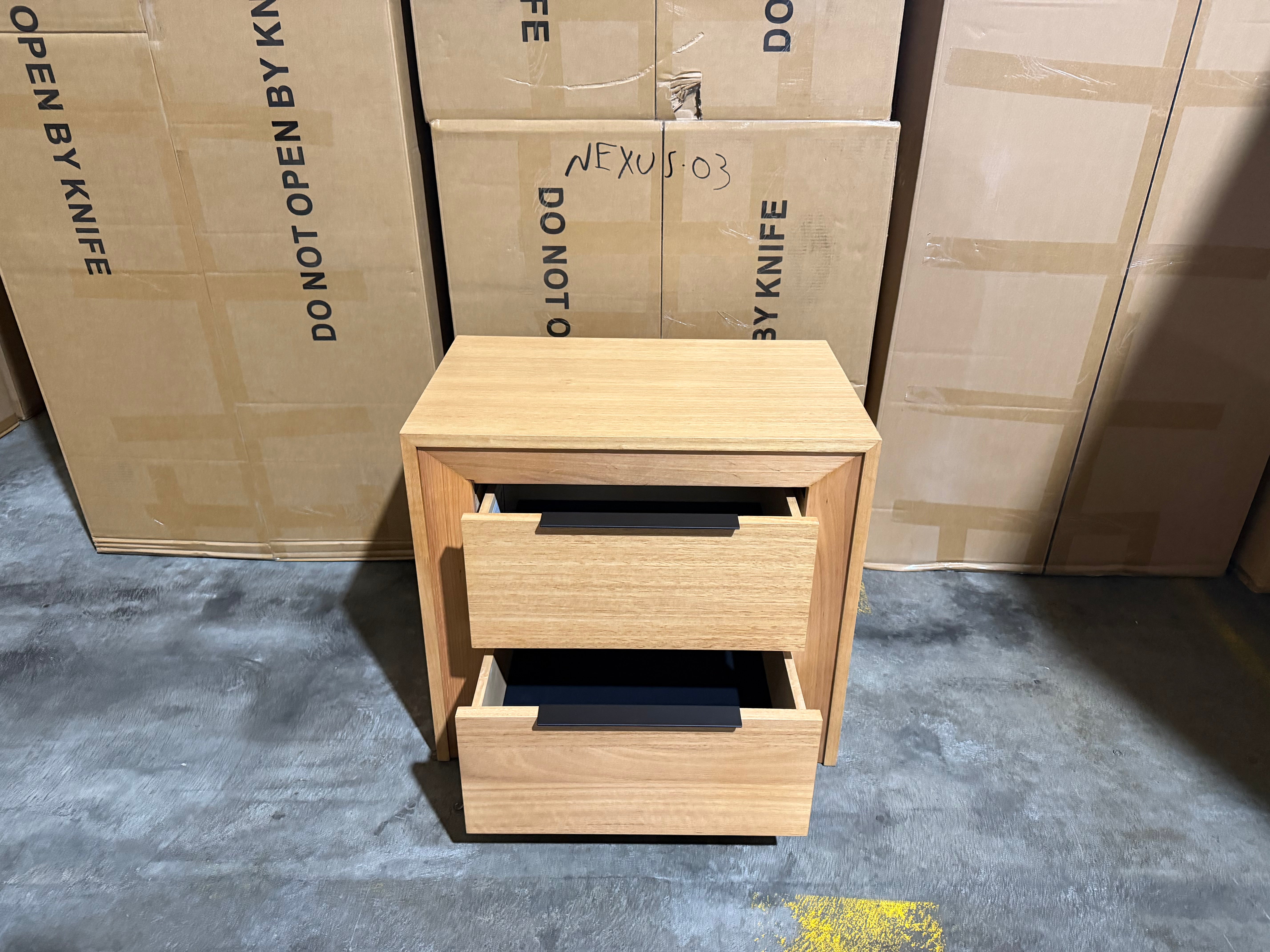 Ottawa Bedside Chest in Tassie Oak