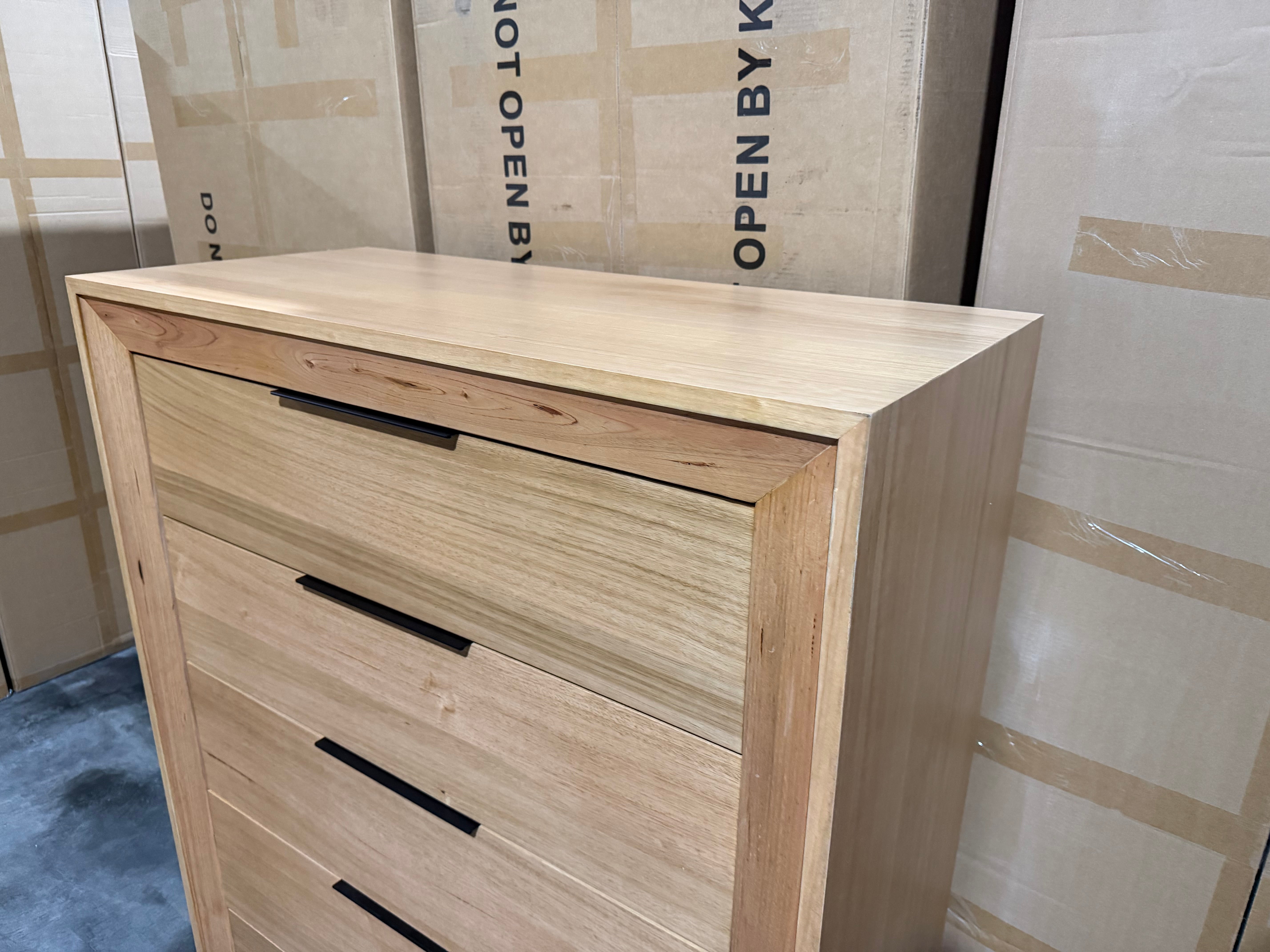 Ottawa Bedroom Range Tallboy In Tassie Oak