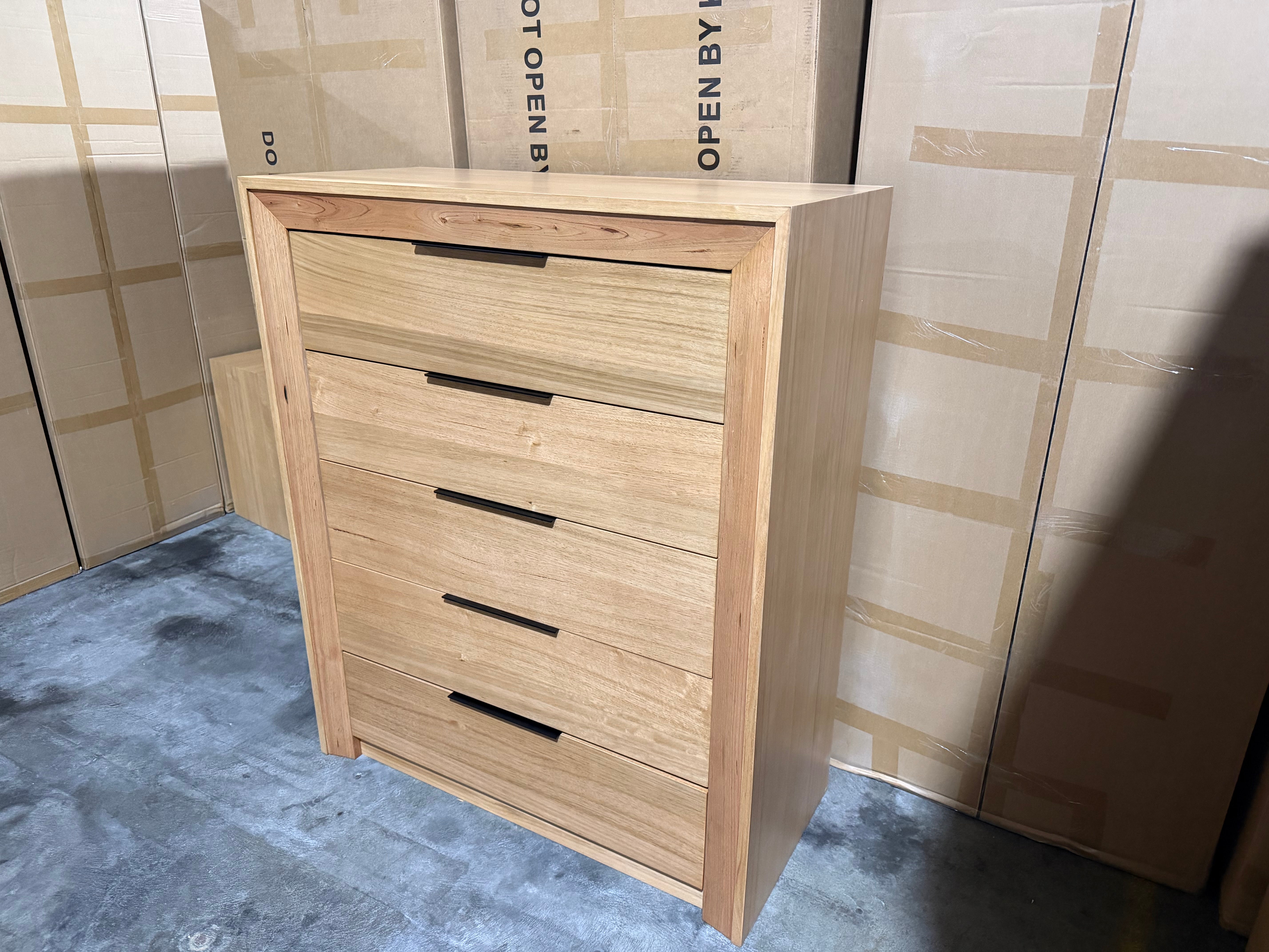 Ottawa Bedroom Range Tallboy In Tassie Oak