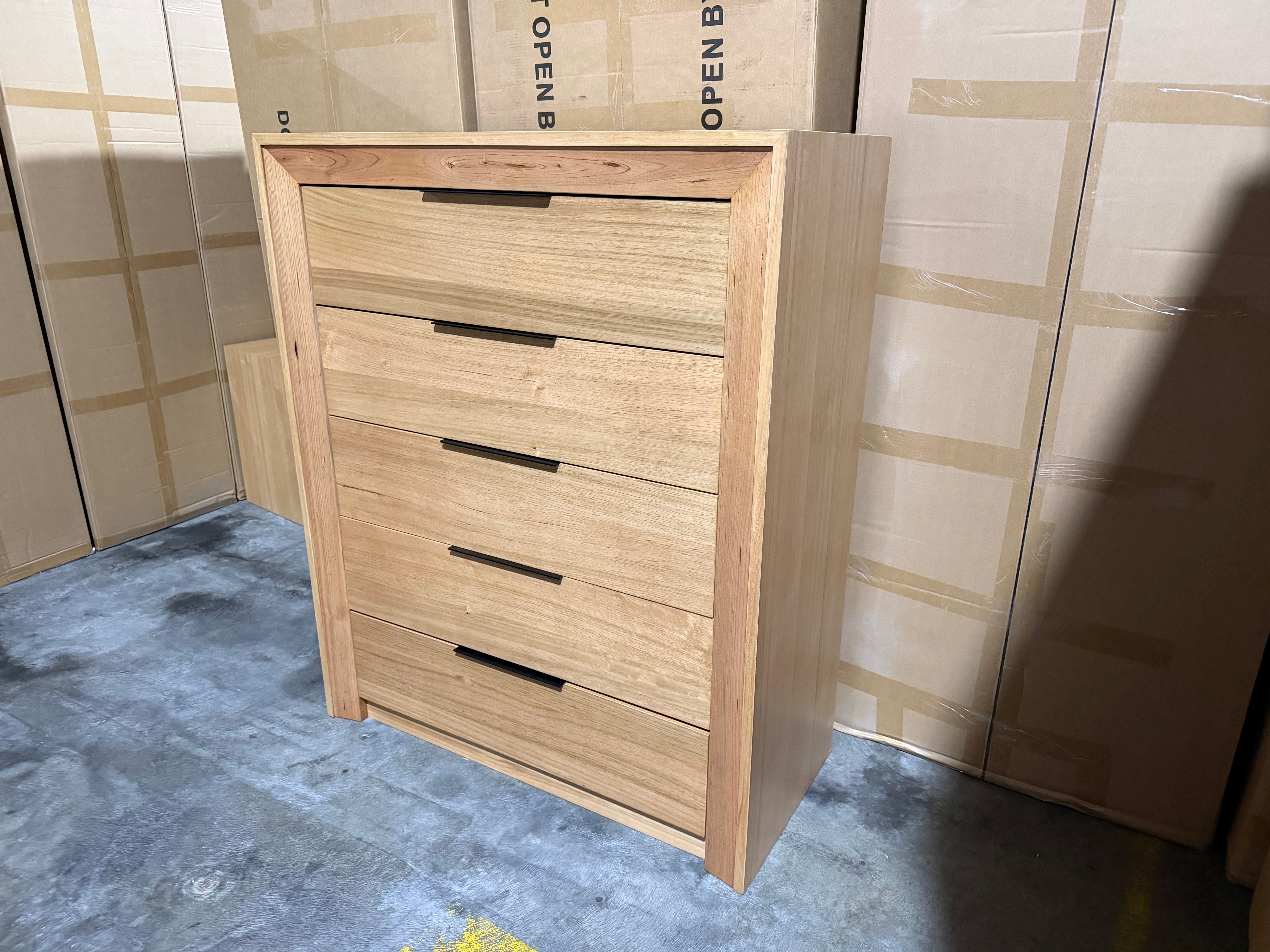 Ottawa Bedroom Range Tallboy In Tassie Oak