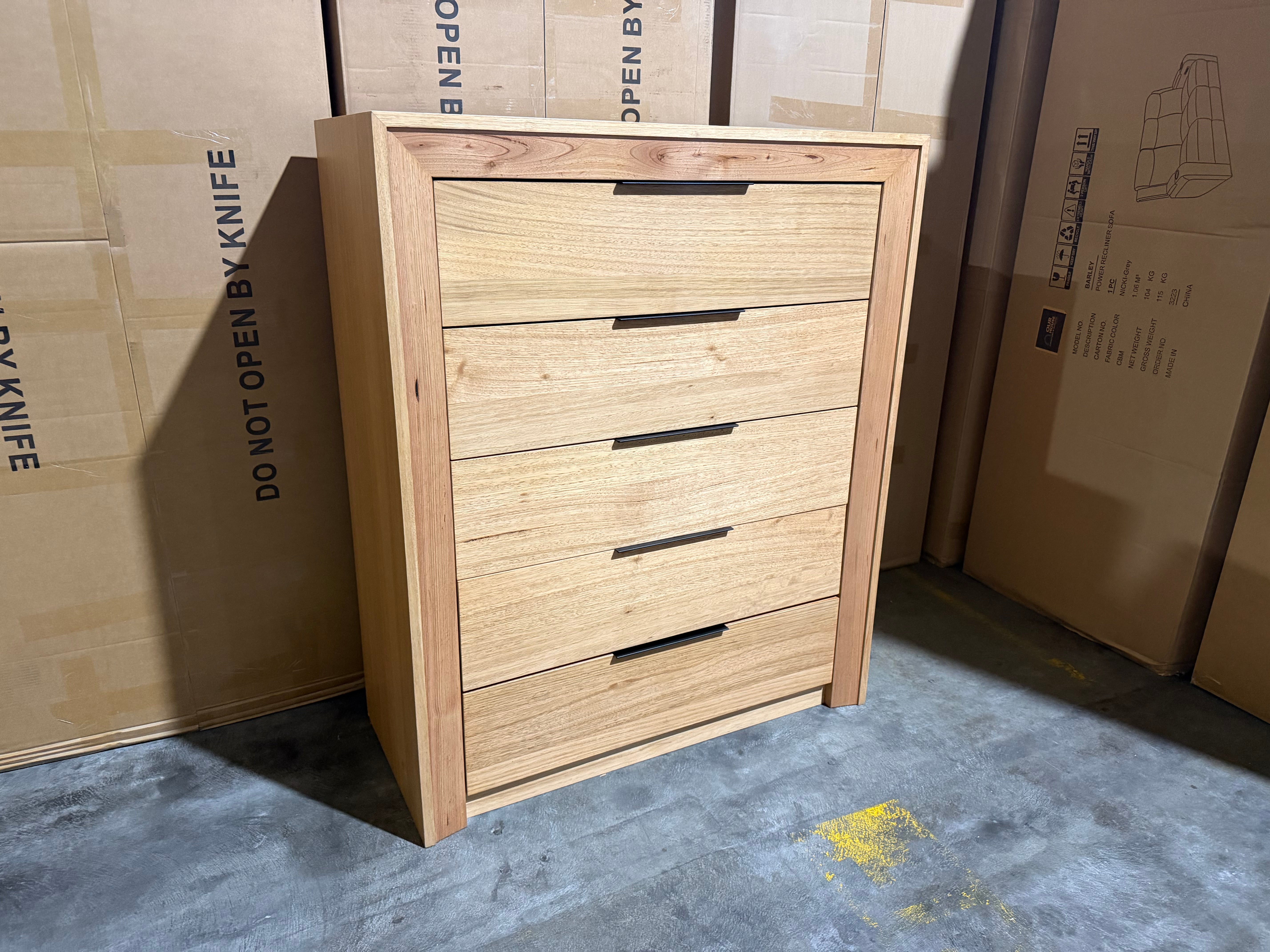 Ottawa Bedroom Range Tallboy In Tassie Oak