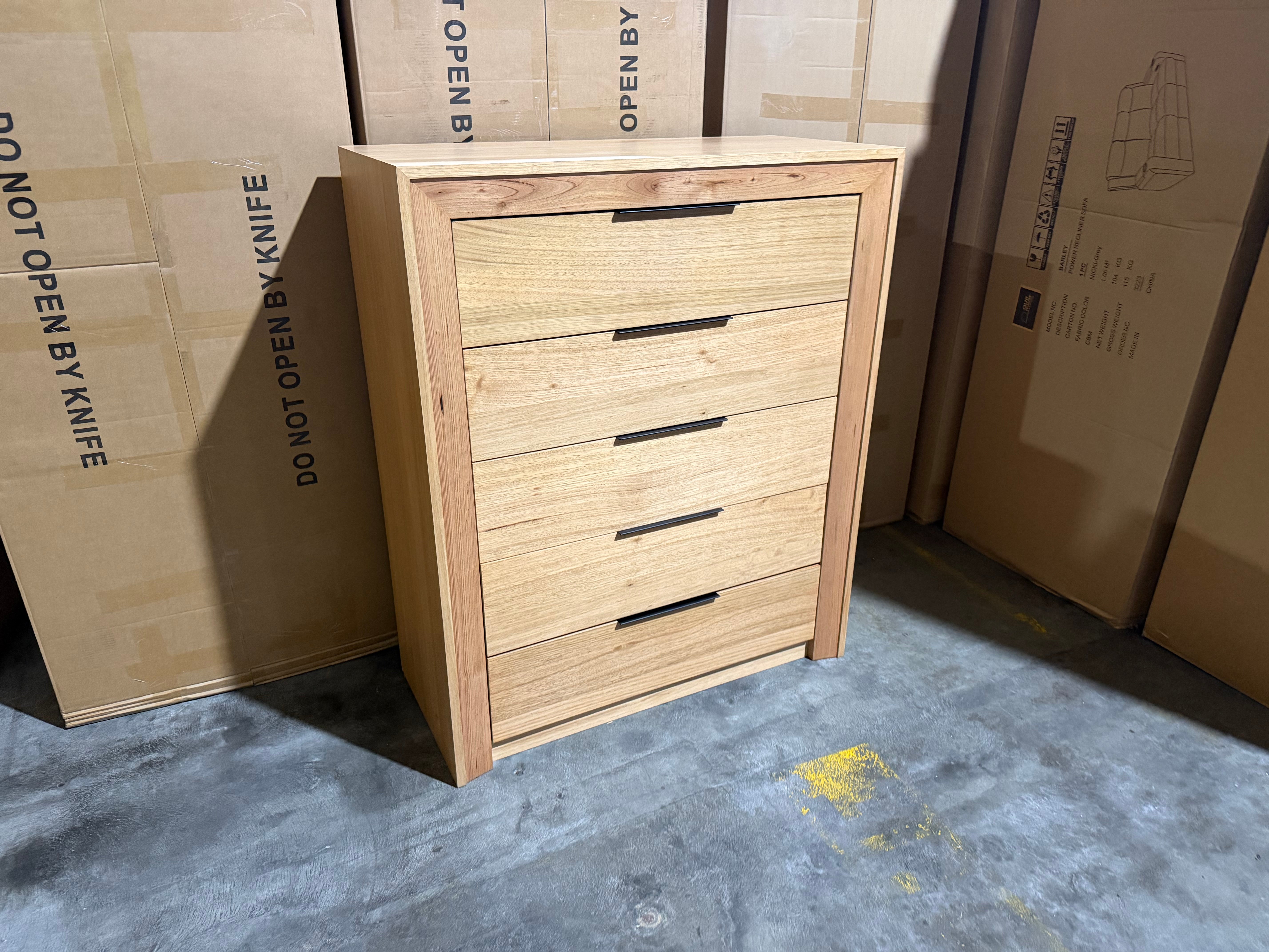 Ottawa Bedroom Range Tallboy In Tassie Oak
