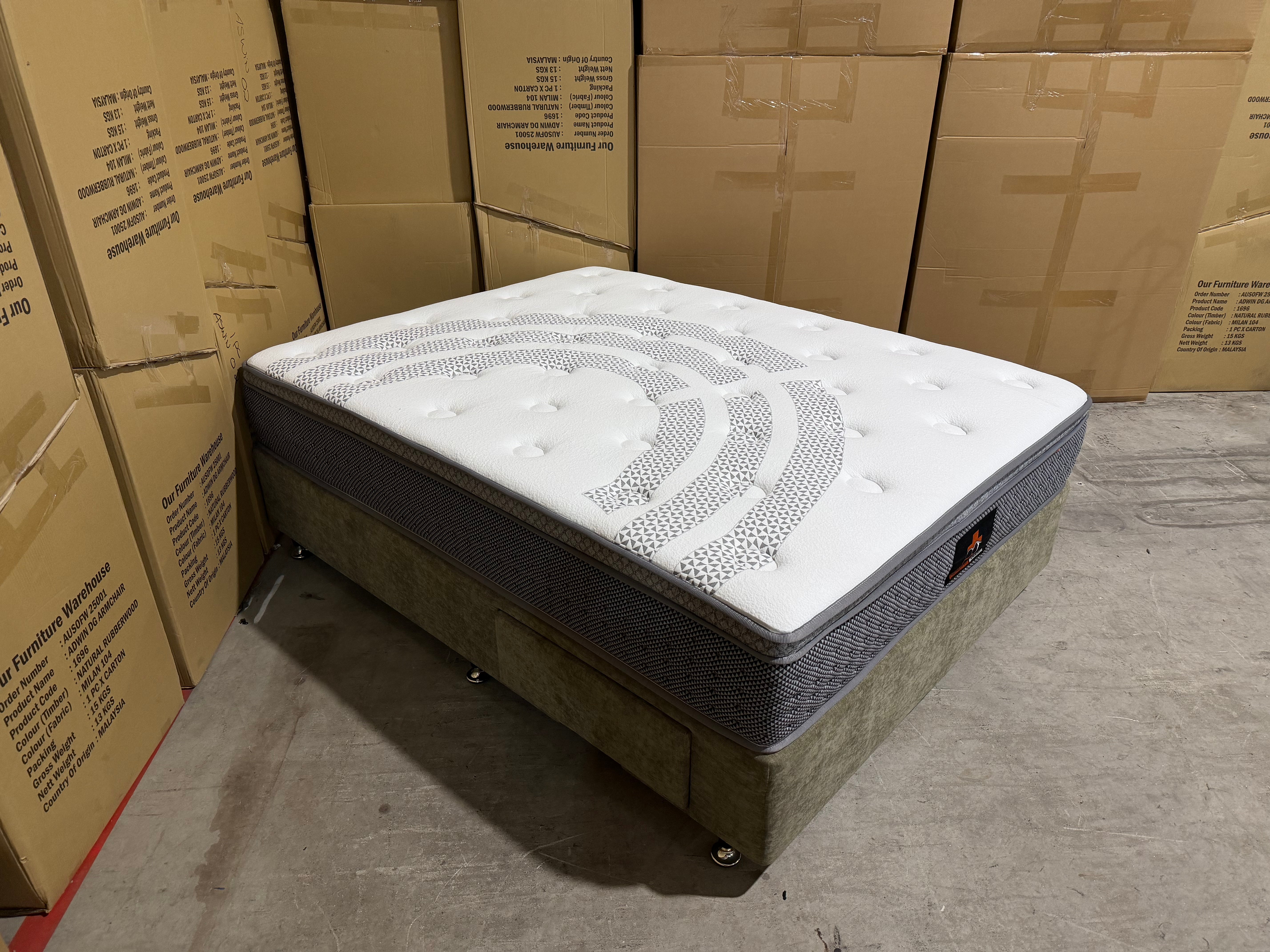 The Hybrid Plus Mattress Range 3 Size Options