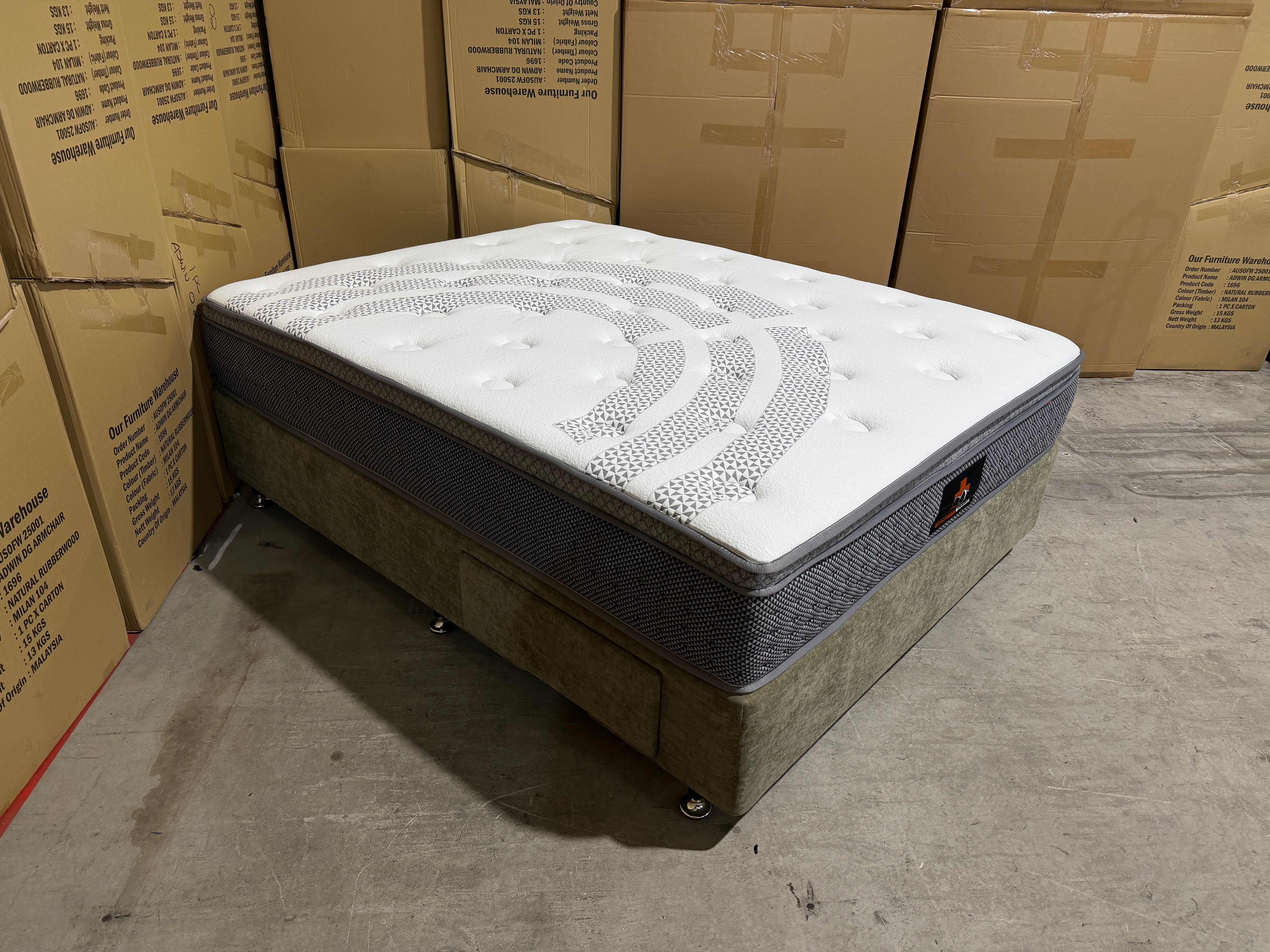 The Hybrid Plus Mattress Range 3 Size Options