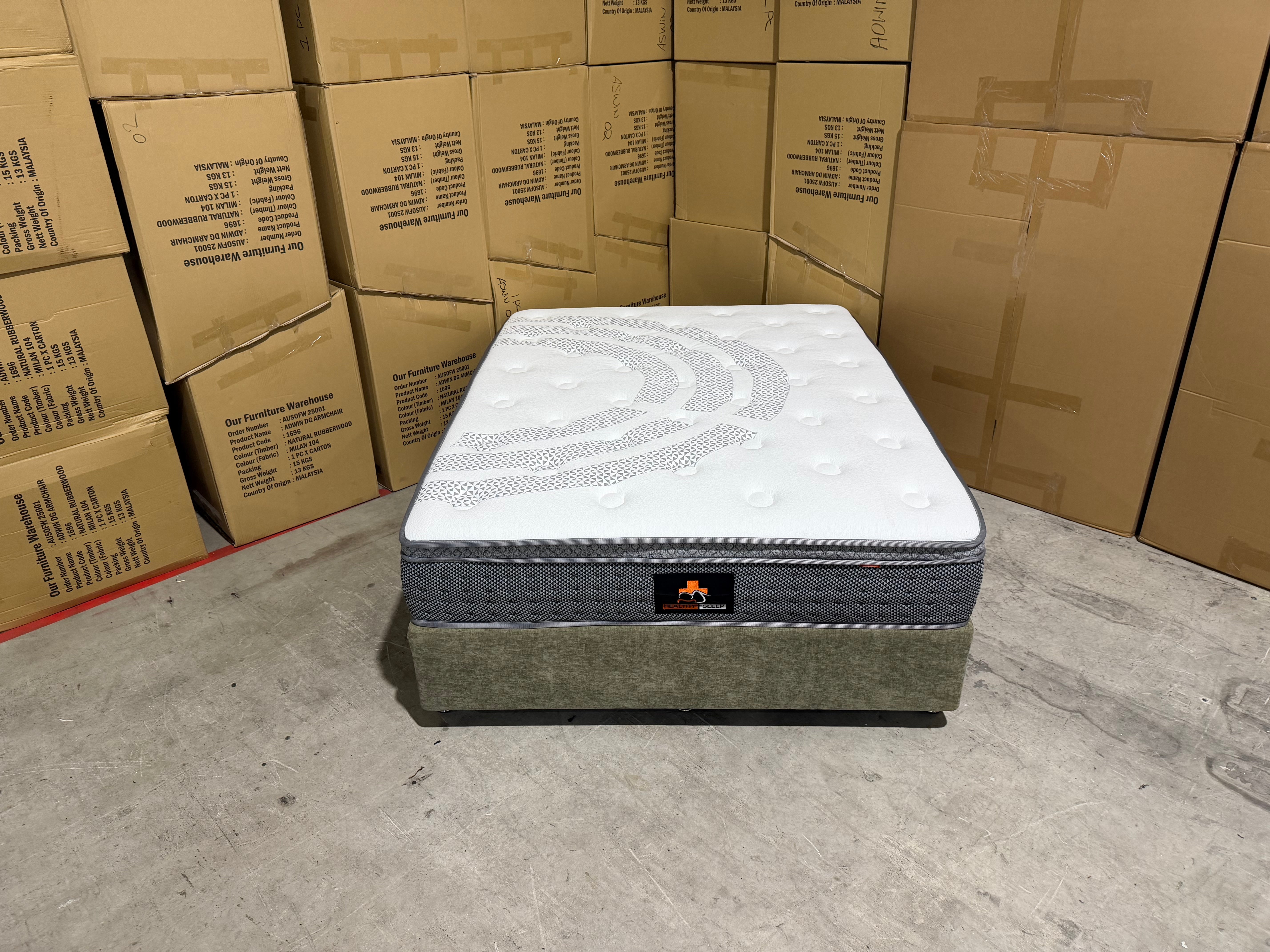 The Hybrid Plus Mattress Range 3 Size Options