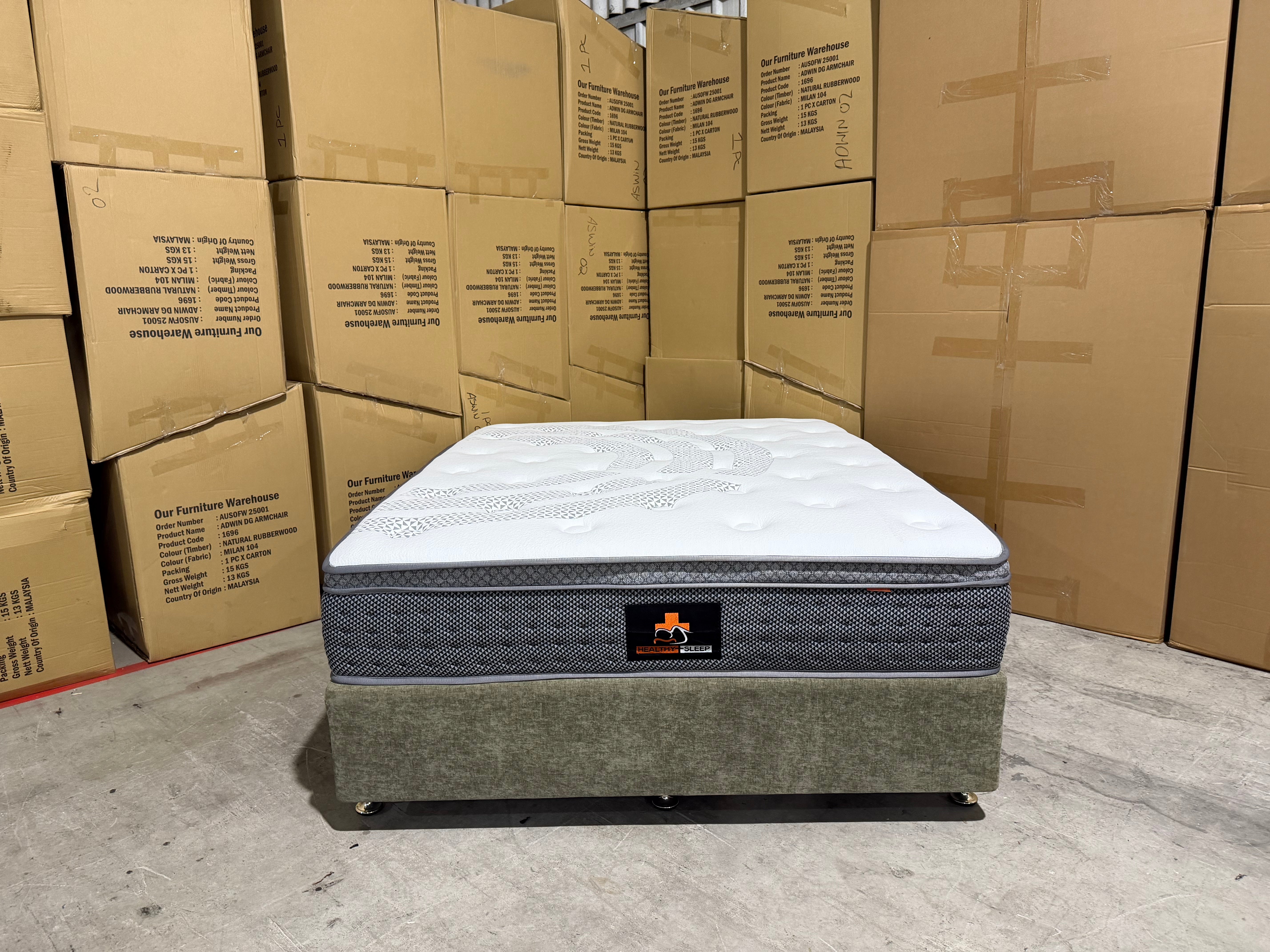 The Hybrid Plus Mattress Range 3 Size Options