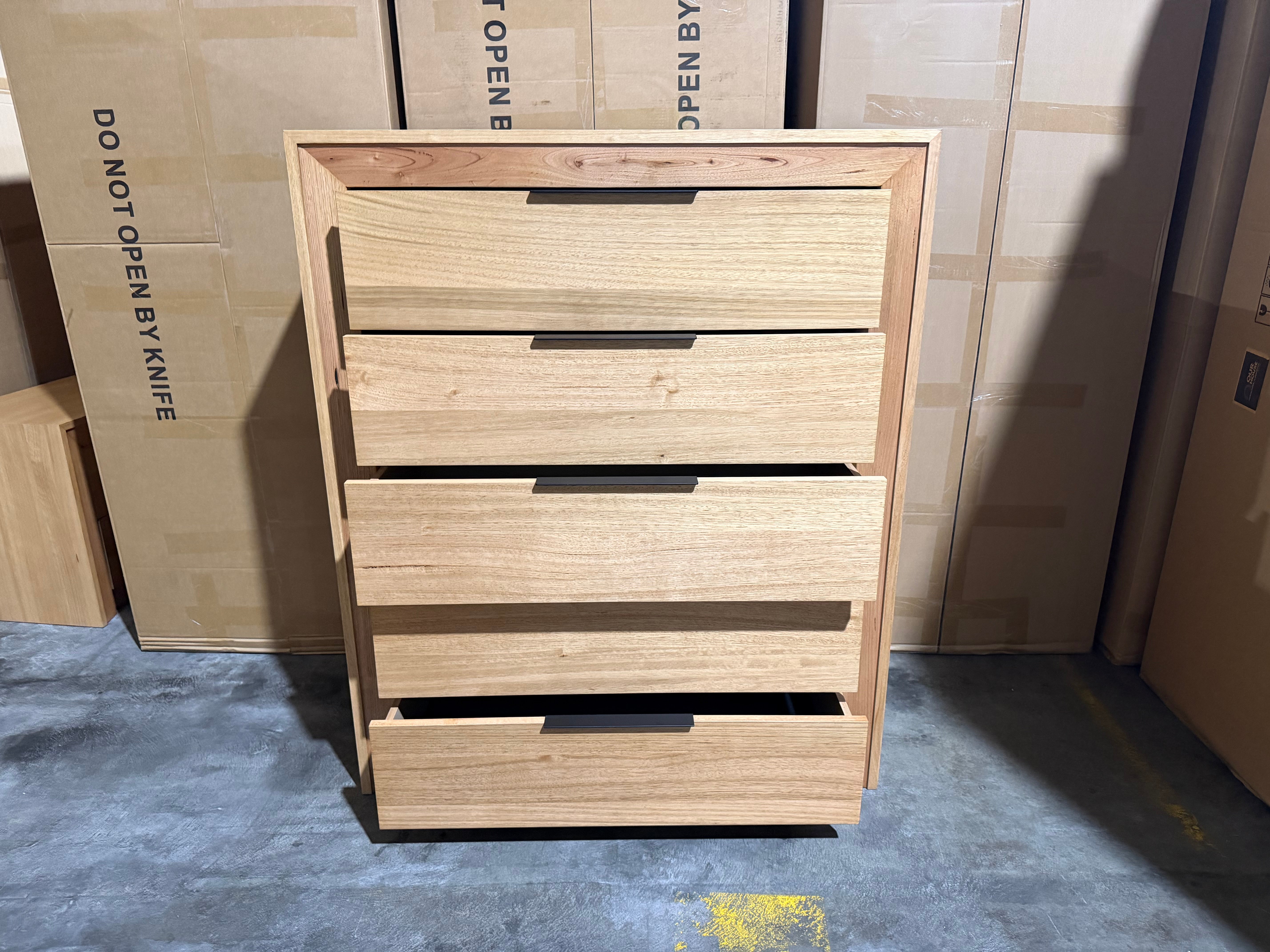 Ottawa Bedroom Range Tallboy In Tassie Oak