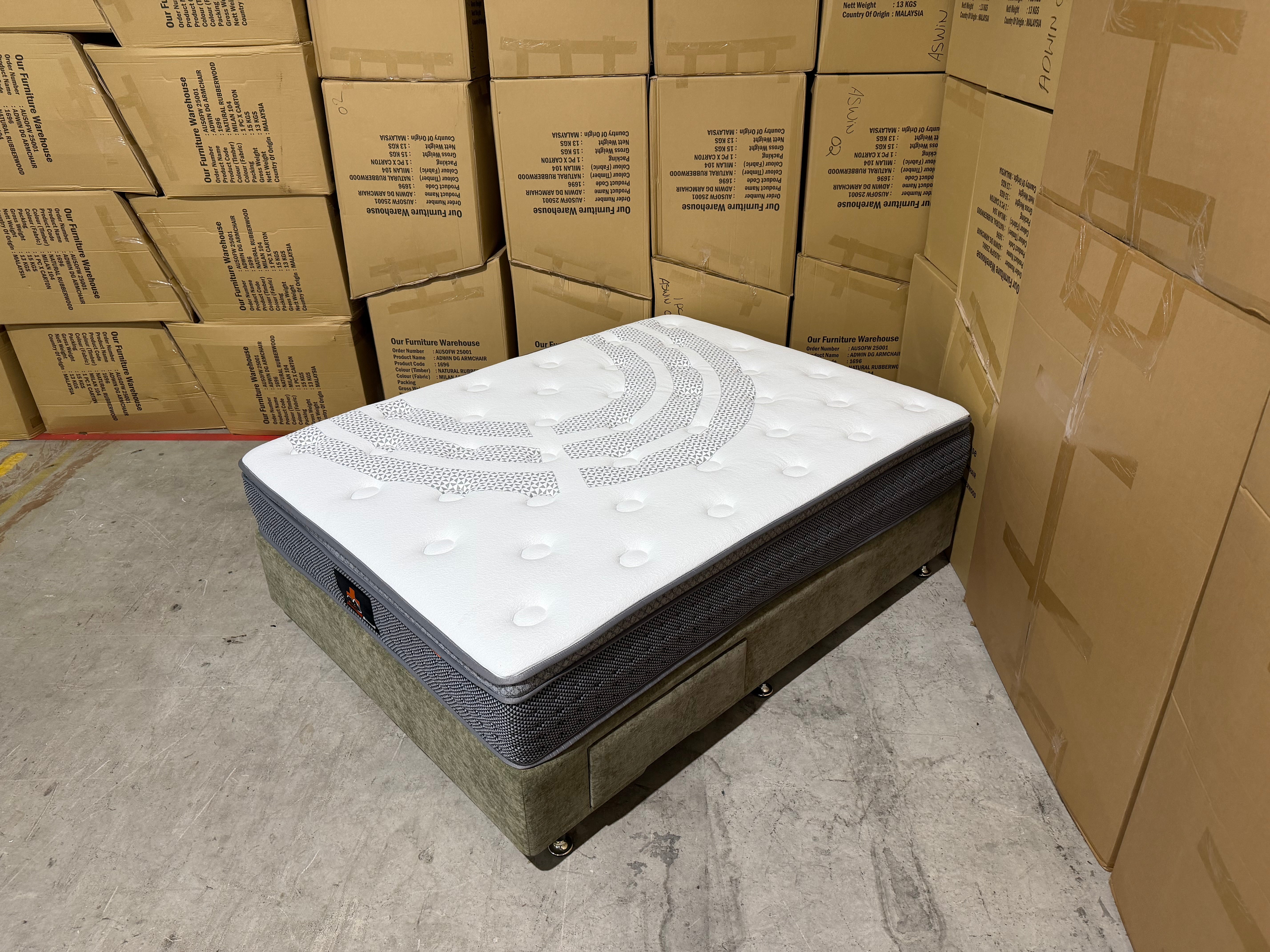 The Hybrid Plus Mattress Range 3 Size Options
