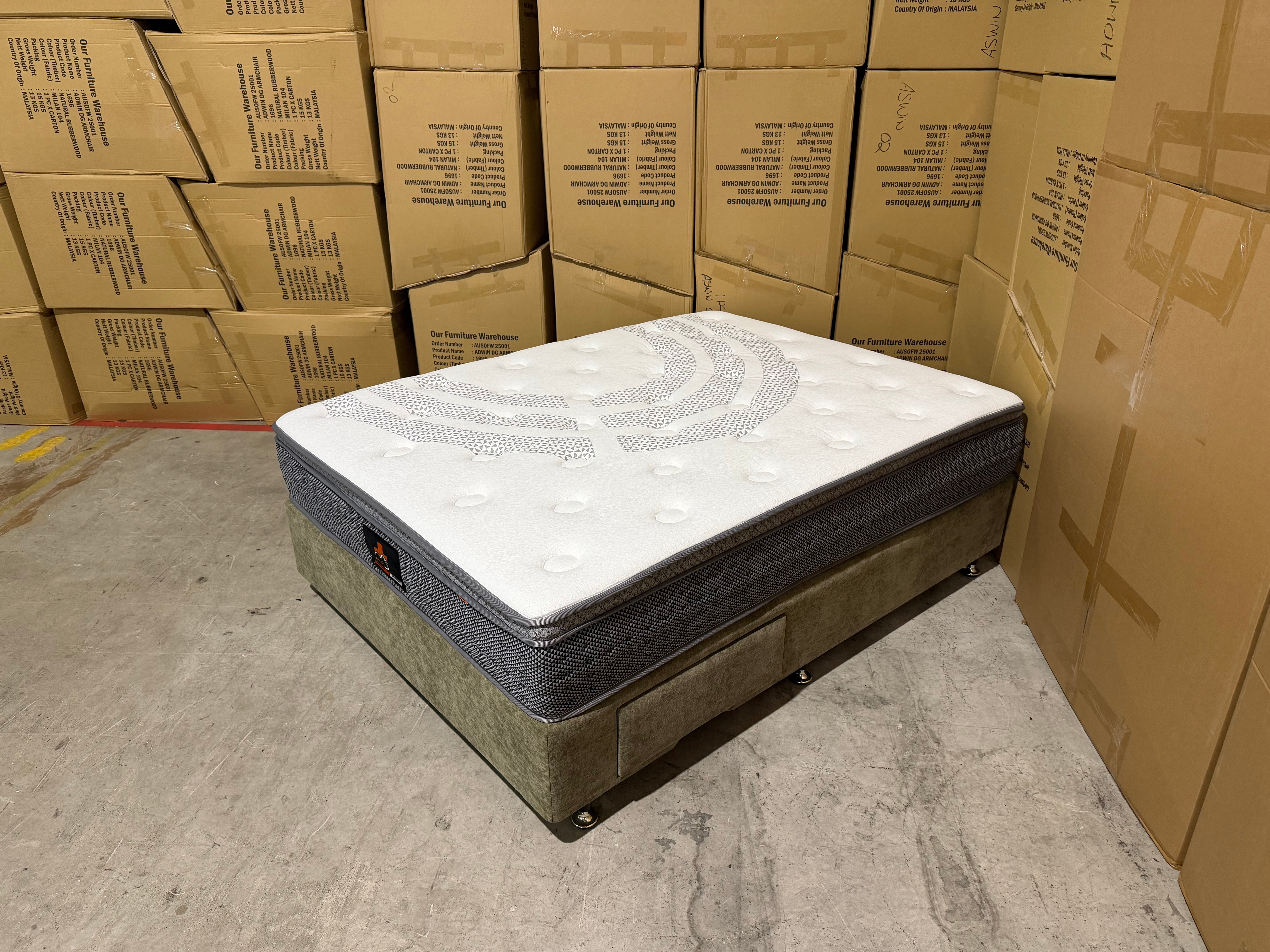 The Hybrid Plus Mattress Range 3 Size Options