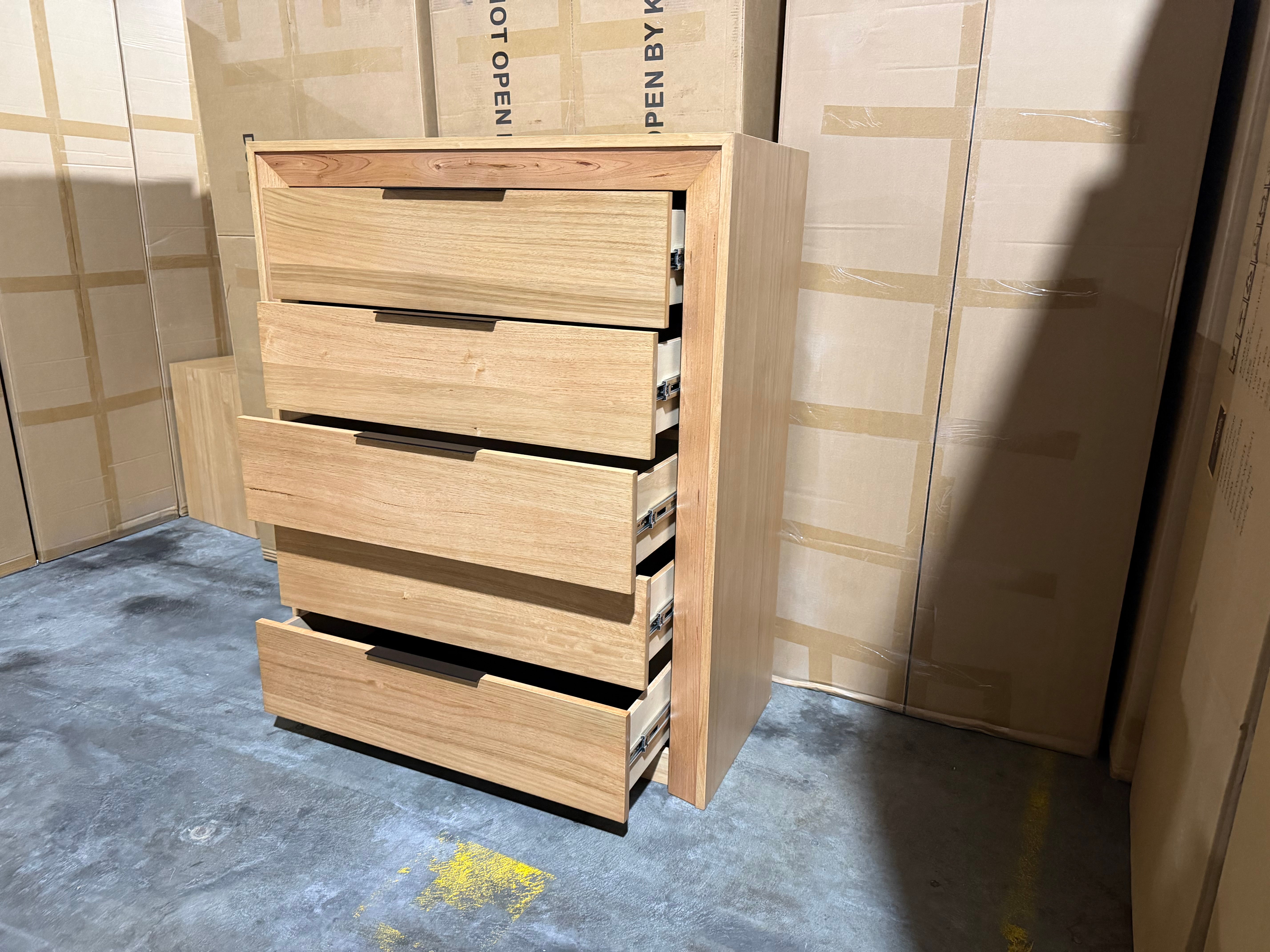 Ottawa Bedroom Range Tallboy In Tassie Oak