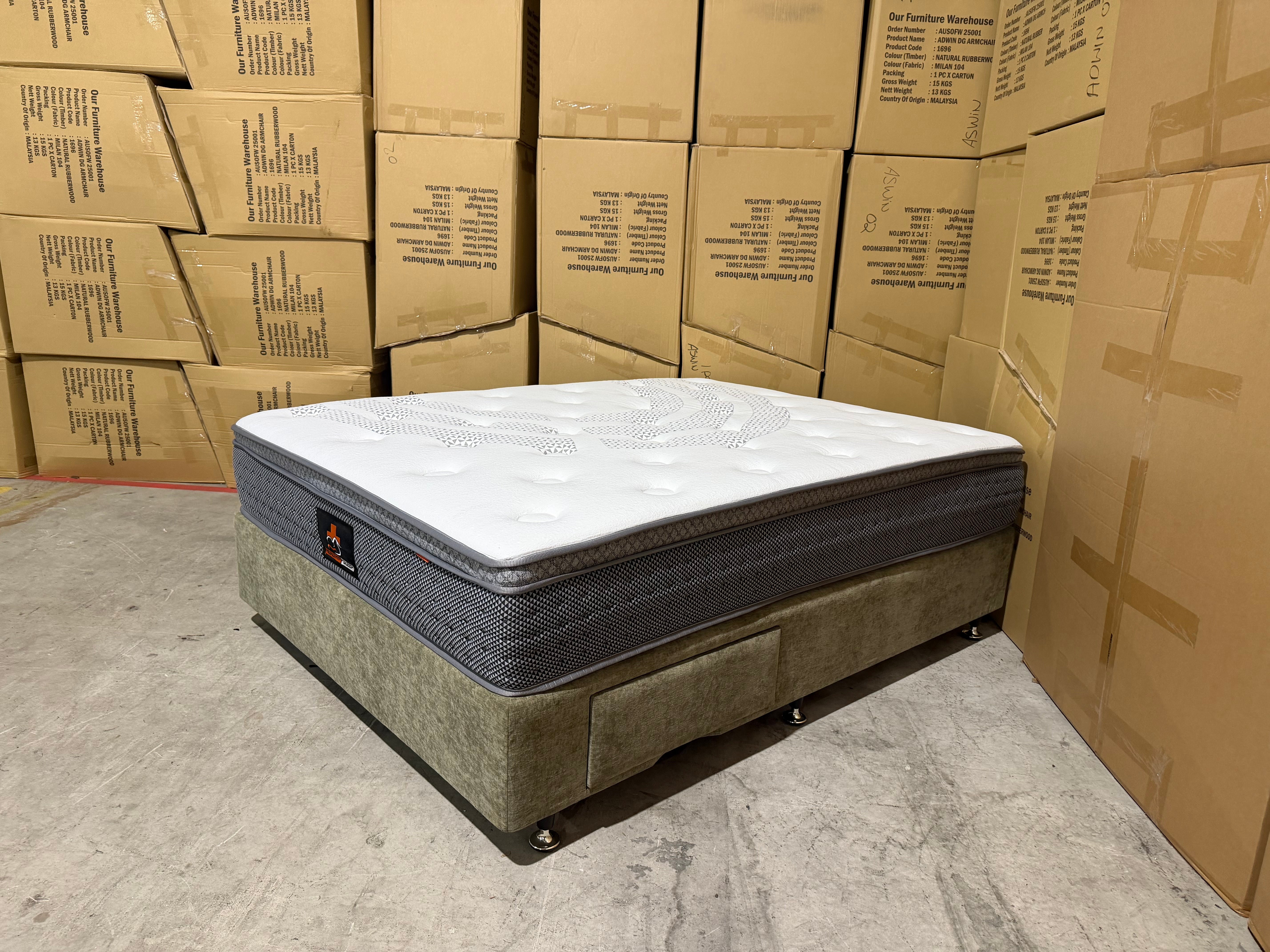 The Hybrid Plus Mattress Range 3 Size Options