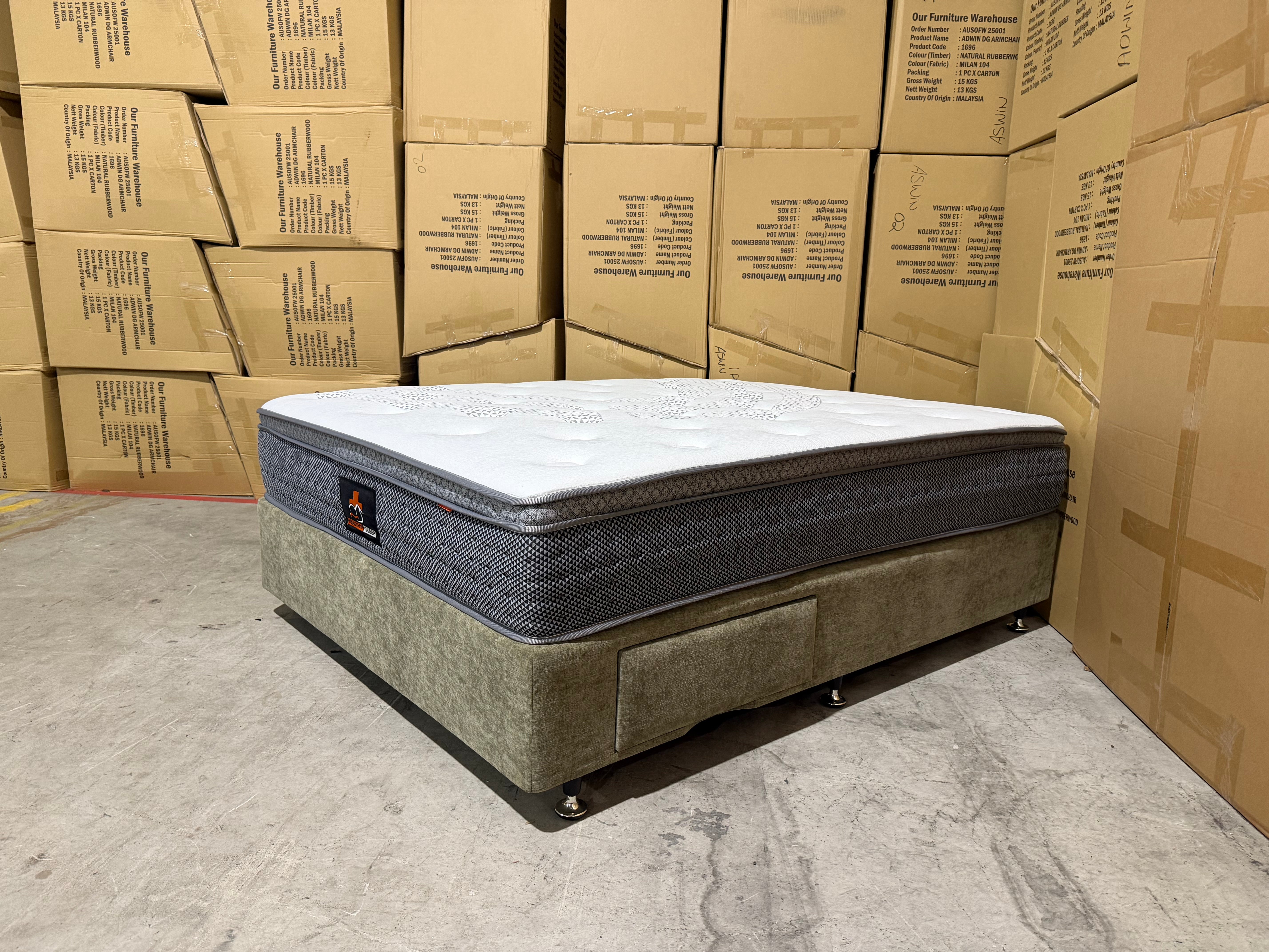 The Hybrid Plus Mattress Range 3 Size Options