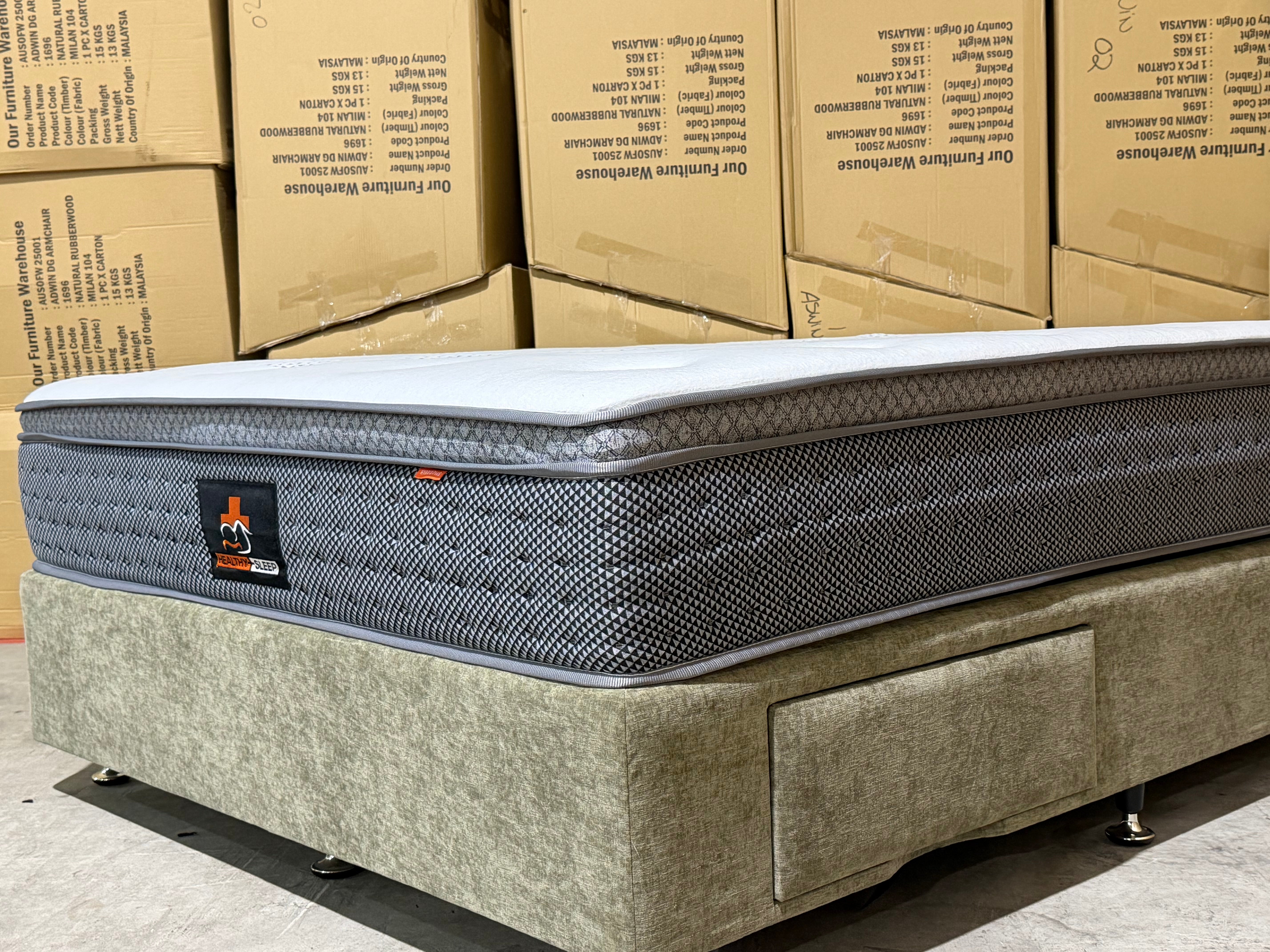 The Hybrid Plus Mattress Range 3 Size Options