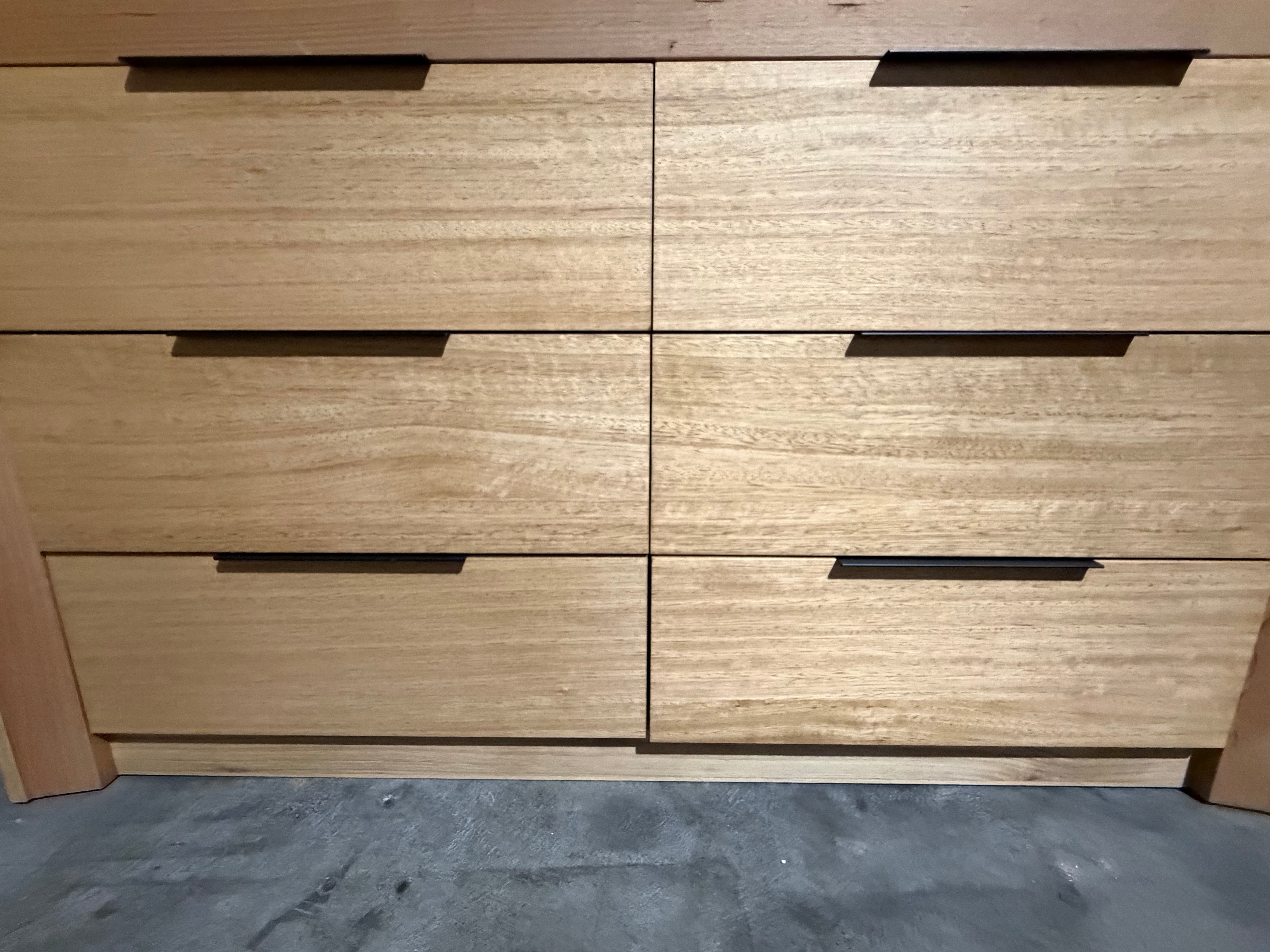Ottawa Bedroom Range Dressing Table & Mirror In Tassie Oak