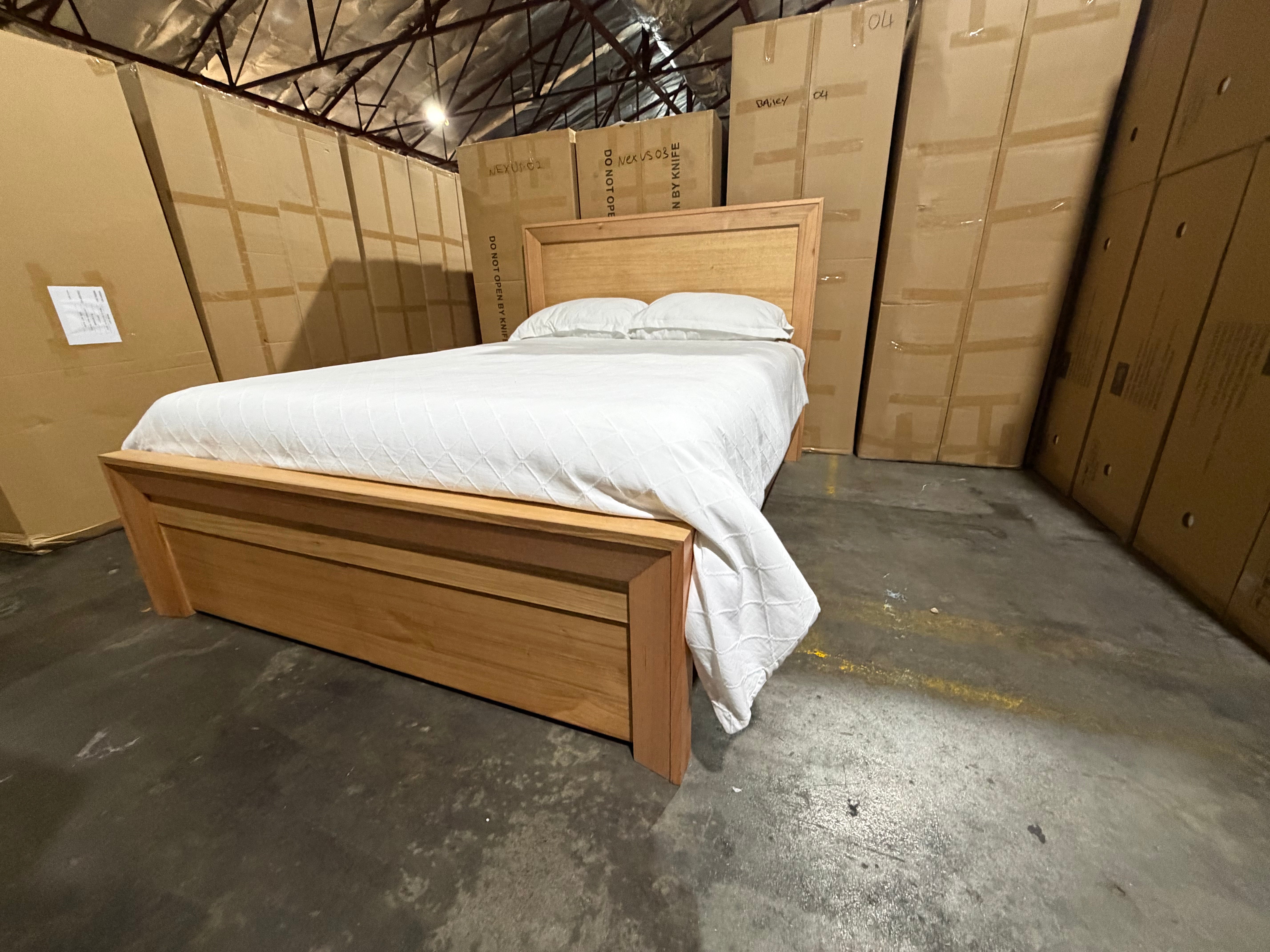 Ottawa Bedroom Range 2 Sizes With Draws in Tassie Oak