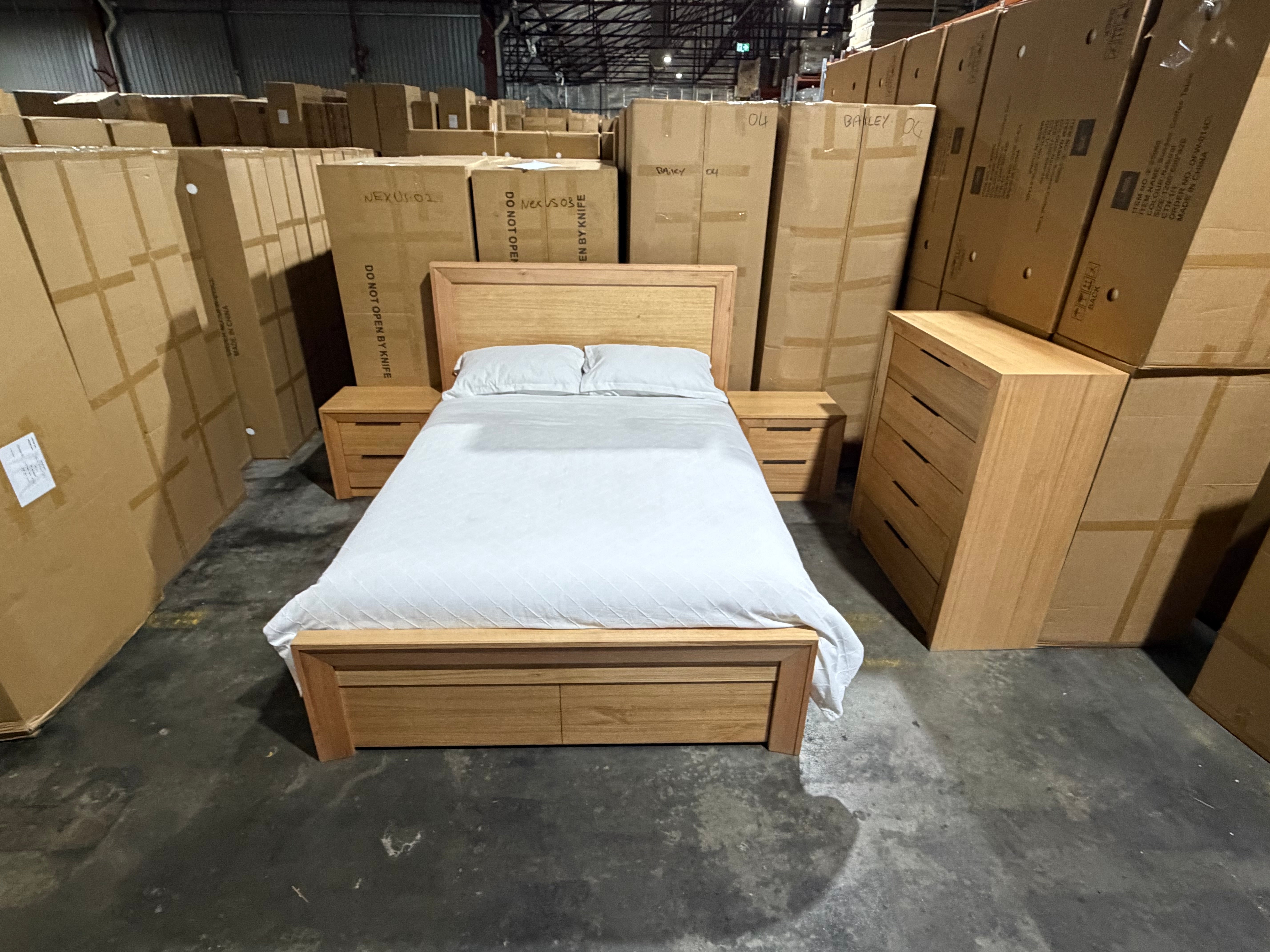 Ottawa Queen Size 4 Pce Tallboy Package