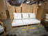 Sawyer 5pce Outdoor Lounge Dining Setting Table 3 Seater 2 X Chairs and 1 Foot Stool