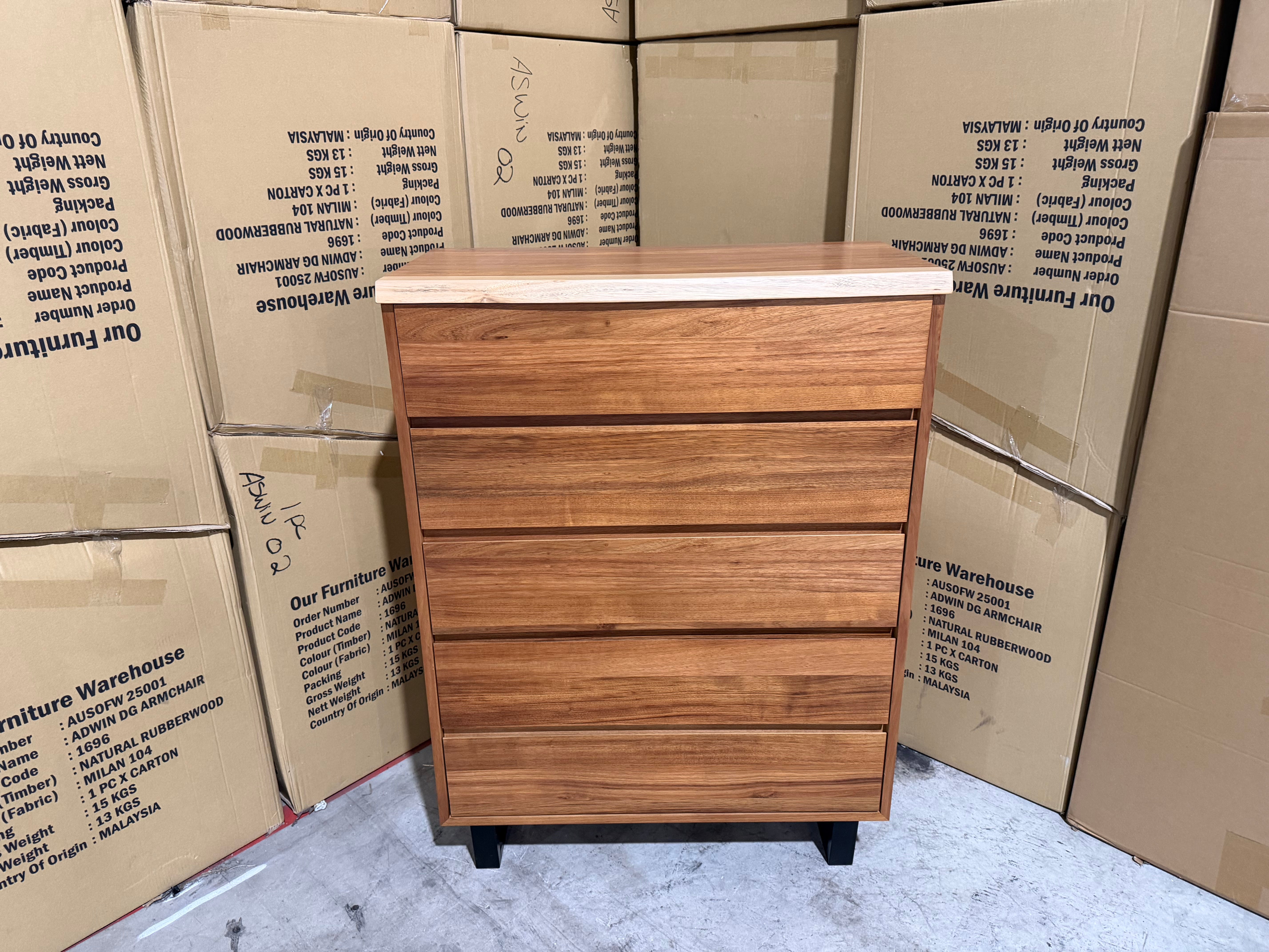 Highland 4 Piece Bedroom Tallboy suite